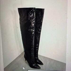 Black Heeled Boots